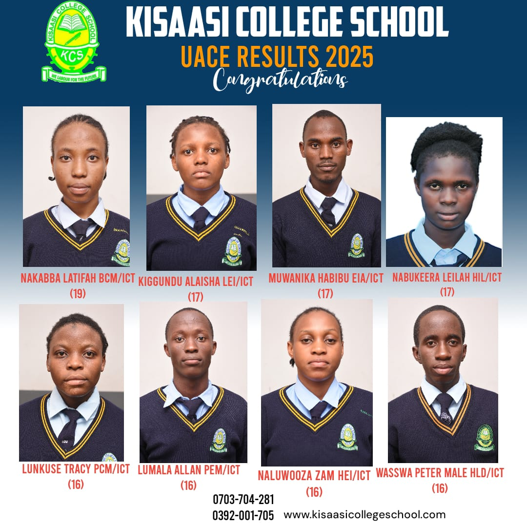 Kisaasi College School UACE Results 2026